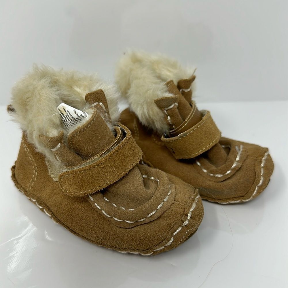 Baby leather boots sz 2